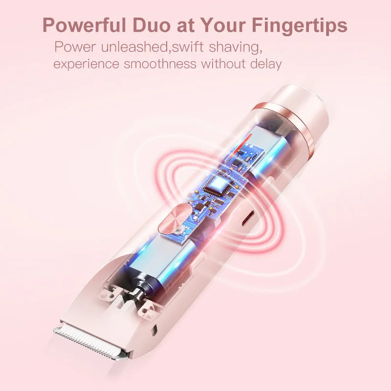 Mosrugs | BlissEdge Women’s Rechargeable Razor – Painless Hair Removal for Smooth, Soft Skin