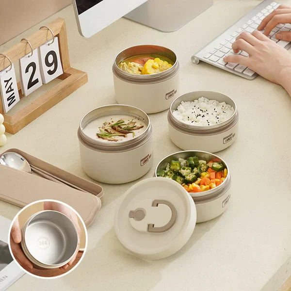 Mosrugs | EcoLunch – Insulated Lunchbox for Fresh Meals On-the-Go | Keeps Food Hot or Cold for Hours
