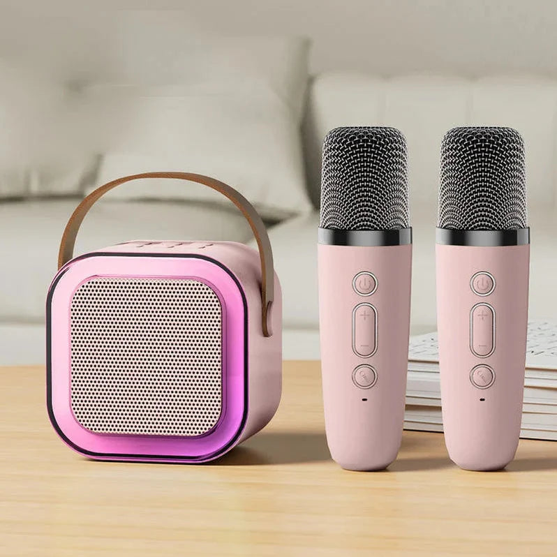 Mosrugs | Karaoke Set – Wireless Microphones with Portable Bluetooth Speaker