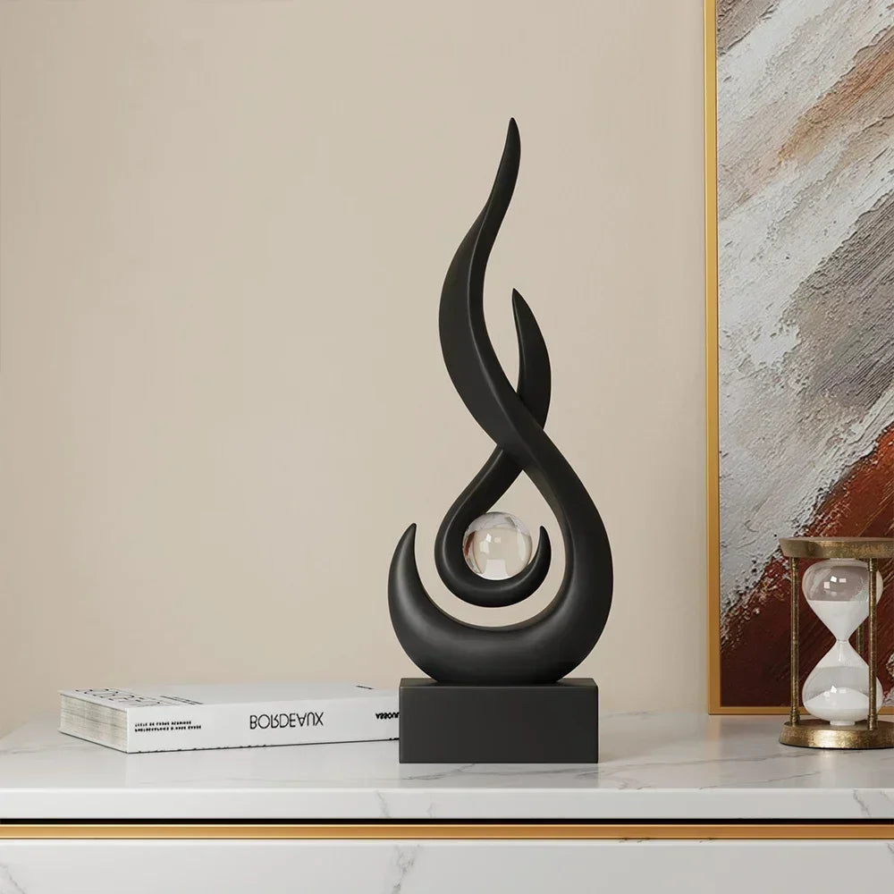 Mosrugs | Serenity Abstract Sculpture – Modern Artistic Home Decor Accent Piece