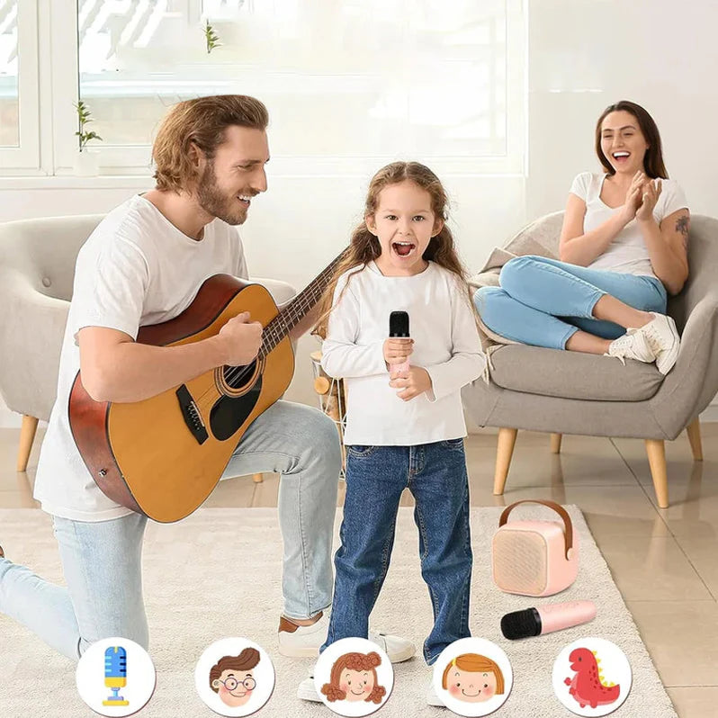 Mosrugs | Karaoke Set – Wireless Microphones with Portable Bluetooth Speaker