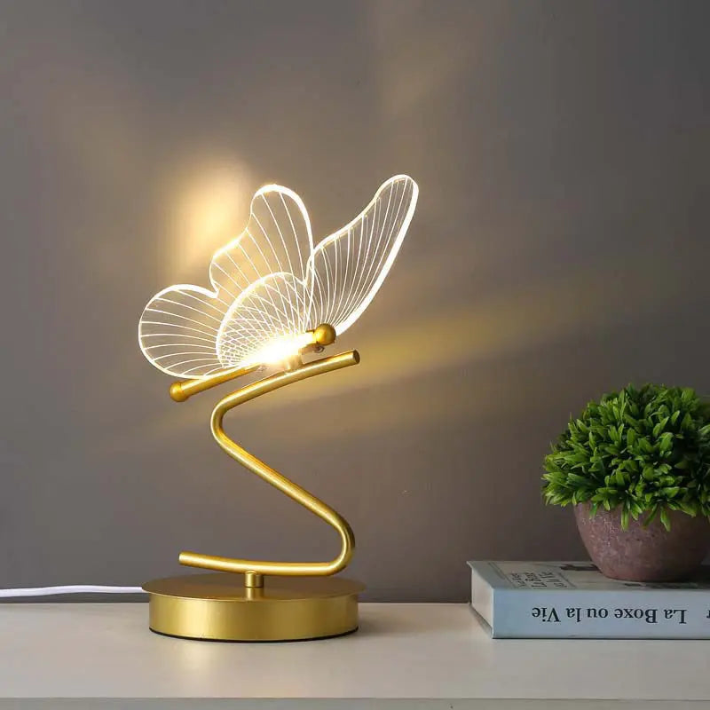 Mosrugs | Luxury Butterfly Table Lamp – Elegant LED Mood Lighting for Home & Office