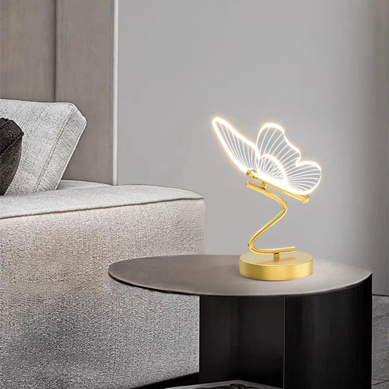 Mosrugs | Luxury Butterfly Table Lamp – Elegant LED Mood Lighting for Home & Office