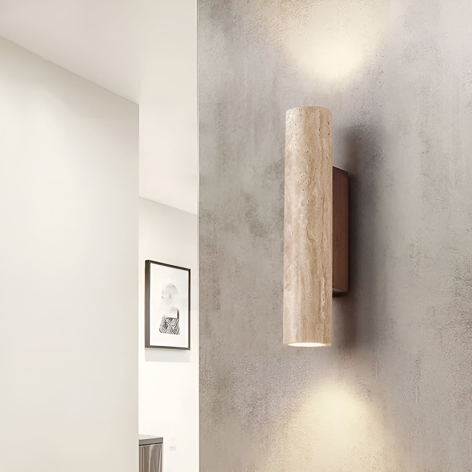 Mosrugs | LumeStone Wall Lamp – Luxury LED Marble Light for Stylish Interiors
