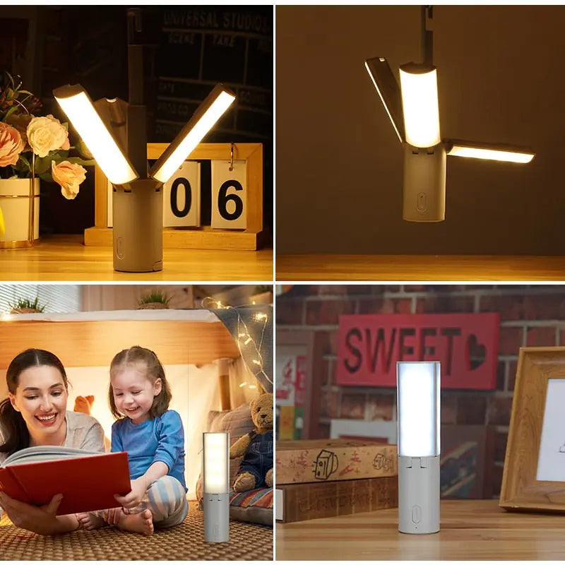 Mosrugs | All-in-One Camping Lamp | Rechargeable Outdoor Light with Adjustable Brightness & Long Battery Life