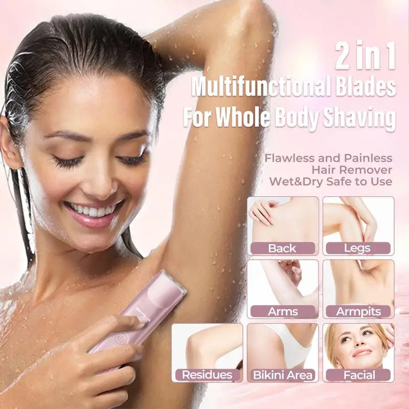 Mosrugs | BlissEdge Women’s Rechargeable Razor – Painless Hair Removal for Smooth, Soft Skin