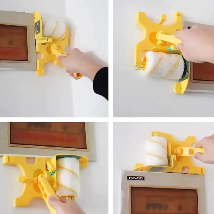 Mosrugs | Innovative Corner and Edge Paint Roller with Precision Guide for Effortless Painting – Ergonomic Handle for Professional Finish