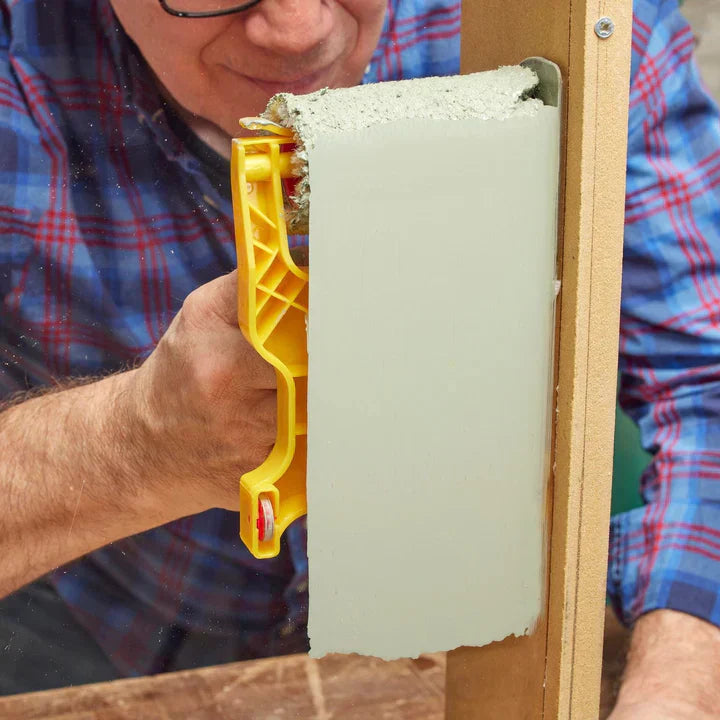 Mosrugs | Innovative Corner and Edge Paint Roller with Precision Guide for Effortless Painting – Ergonomic Handle for Professional Finish