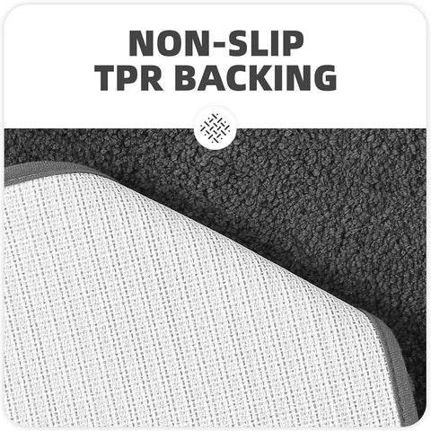 Mosrugs | Plush Bath Rug | Ultra-Soft, Highly Absorbent & Non-Slip for Bathroom Safety and Comfort