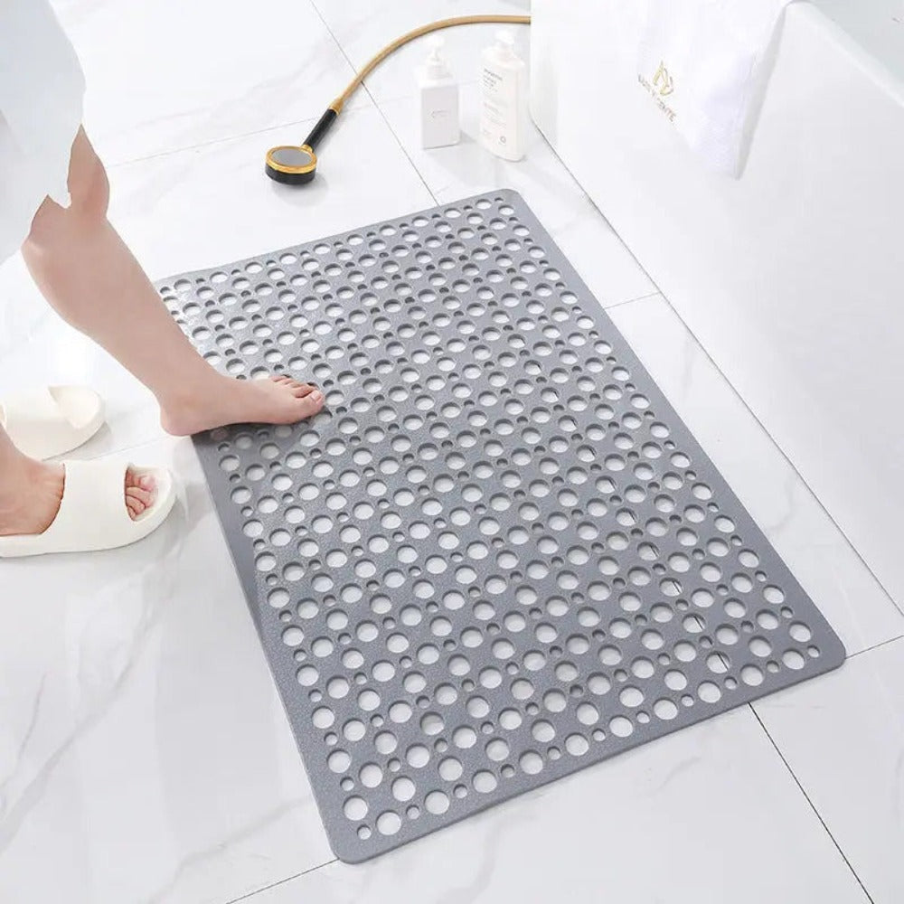 Mosrugs | AquaGuard | Non-Slip Shower Mat with Anti-Skid Grip & Quick Drainage