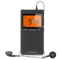 Mosrugs | Portable AM/FM Pocket Radio with Weather Alerts and Digital Tuning