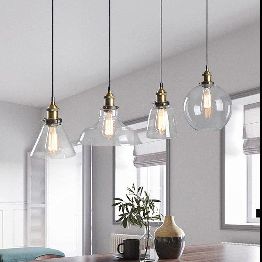Mosrugs | GlassHaven – Elegant Industrial Pendant Lamp