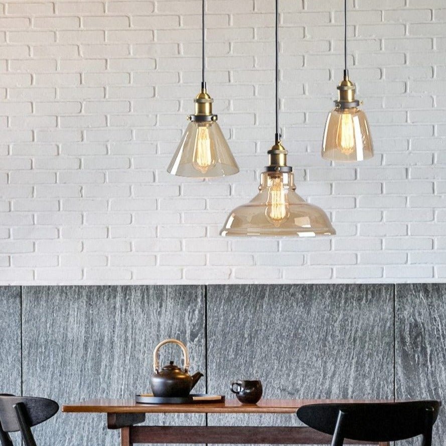 Mosrugs | GlassHaven – Elegant Industrial Pendant Lamp