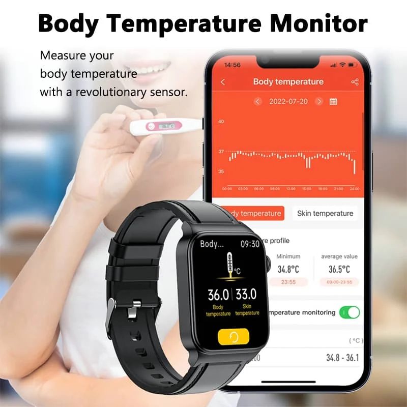 1Mosrugs | All-in-One Health Monitoring Smartwatch with ECG & Blood Glucose Tracker