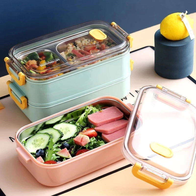 Mosrugs | Insulated Bento Lunch Box | Superior Temperature Retention & Multi-Compartment Design for Office, School & On-the-Go Meals