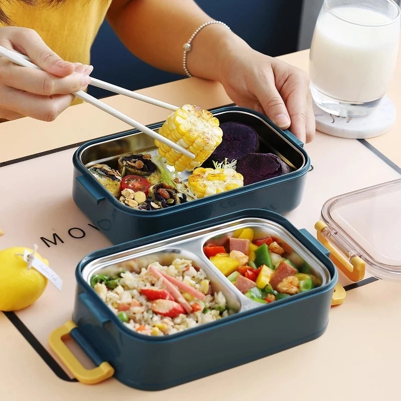 Mosrugs | Insulated Bento Lunch Box | Superior Temperature Retention & Multi-Compartment Design for Office, School & On-the-Go Meals