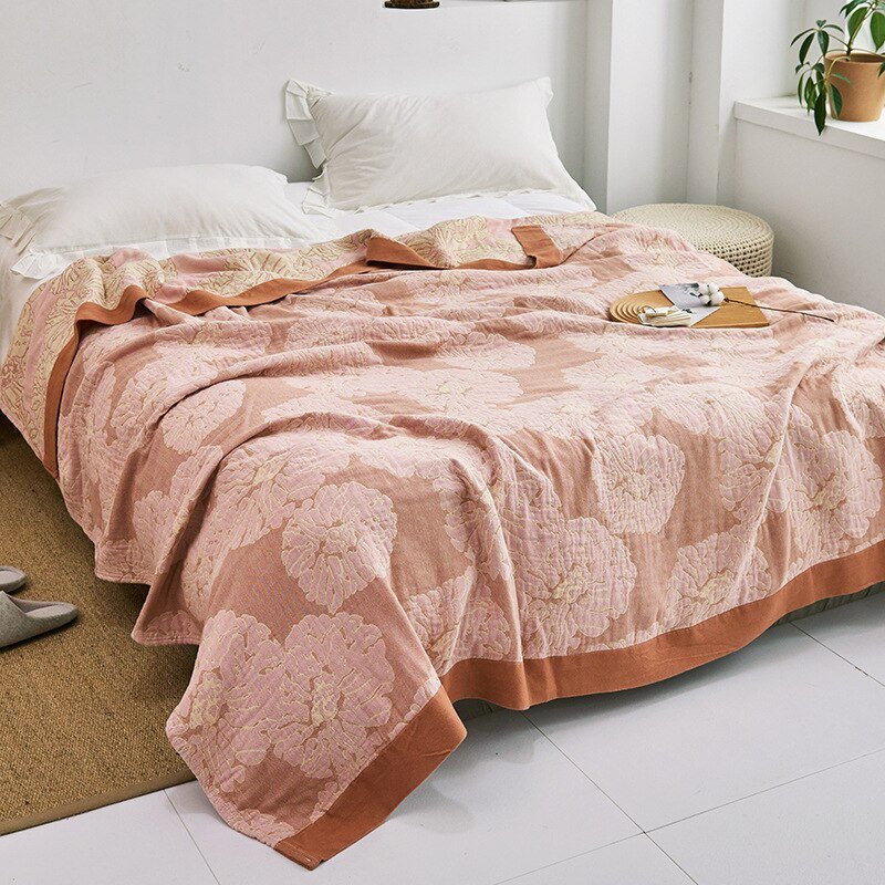 Mosrugs | Premium Cotton Blanket with Elegant Design – Soft, Luxurious & Versatile Throw