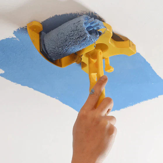 Mosrugs | Innovative Corner and Edge Paint Roller with Precision Guide for Effortless Painting – Ergonomic Handle for Professional Finish