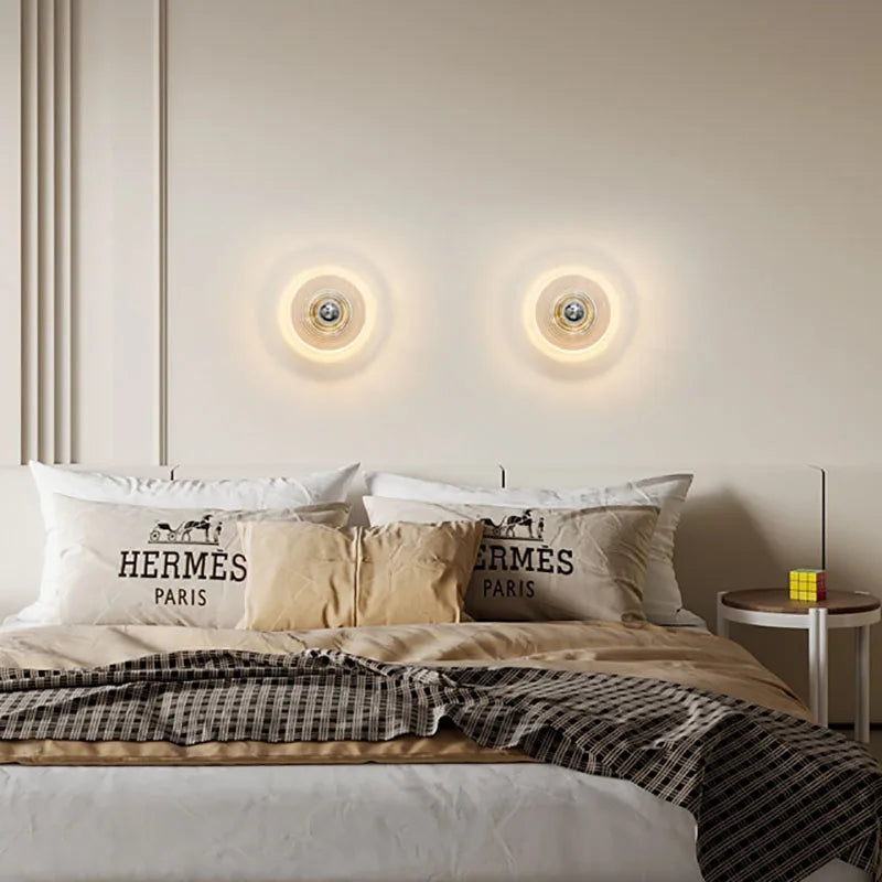 Mosrugs | Vitra – Vintage Glass Wall Light | Hand-Blown Glass & Iron | E27 Fixture | Warm Ambient Lighting