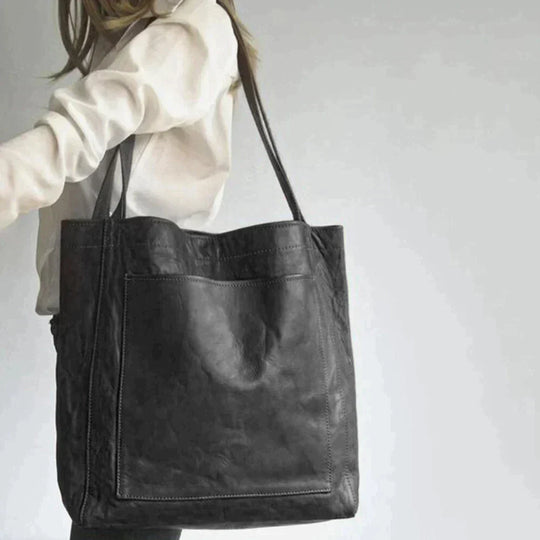 Mosrugs | Eva | Luxury Leather Handbag for Women – Elegant Everyday Shoulder Bag with Inner Compartments