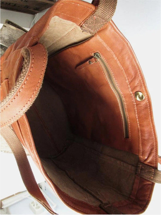 Mosrugs | Eva | Luxury Leather Handbag for Women – Elegant Everyday Shoulder Bag with Inner Compartments