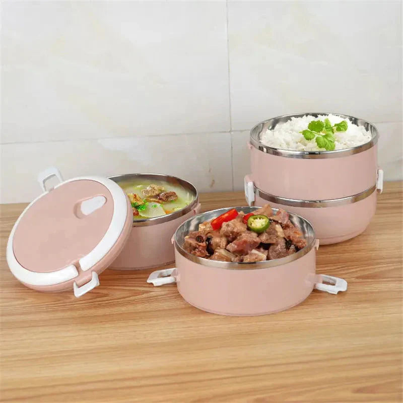 Mosrugs | Heat Insulated Lunch Box | Keeps Food Hot for 6 Hours, Leak-Proof & Ideal for Work, School, and Picnics