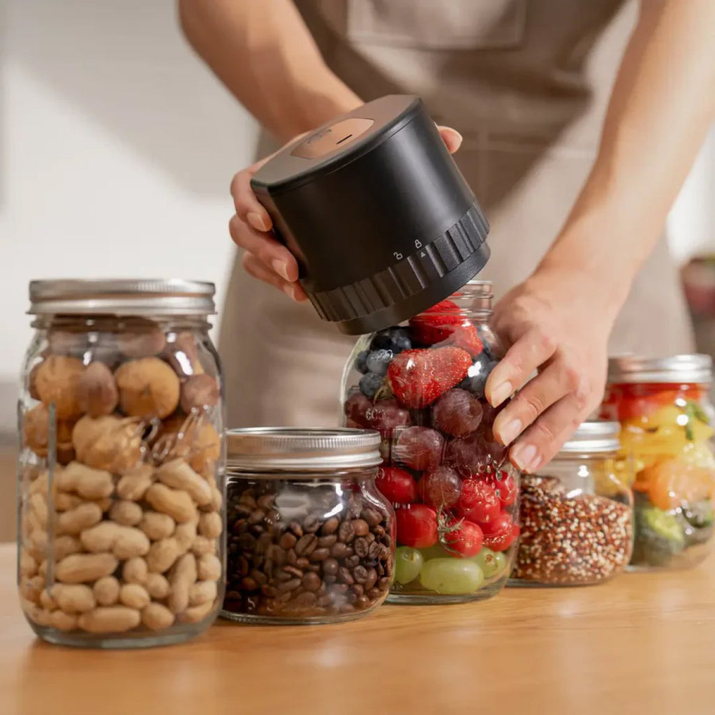 Mosrugs | Electric Mason Jar Vacuum Sealer Kit