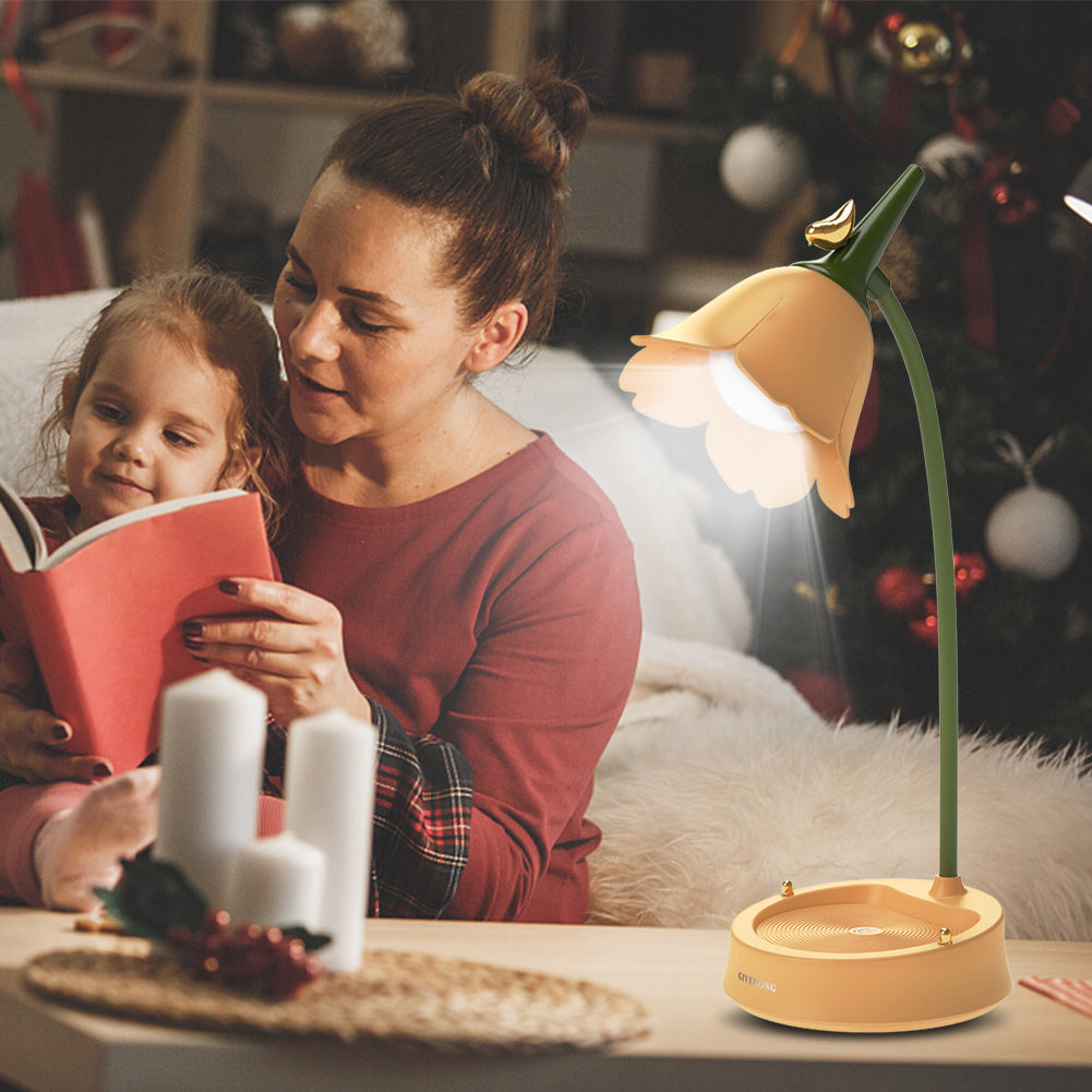 Mosrugs | LumaPetal  – Wireless Flower LED Desk Lamp