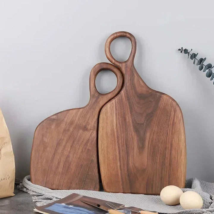 Mosrugs | 2-Pack Premium Walnut Wooden Chopping Boards – Elegant & Durable Cutting and Serving Board Set
