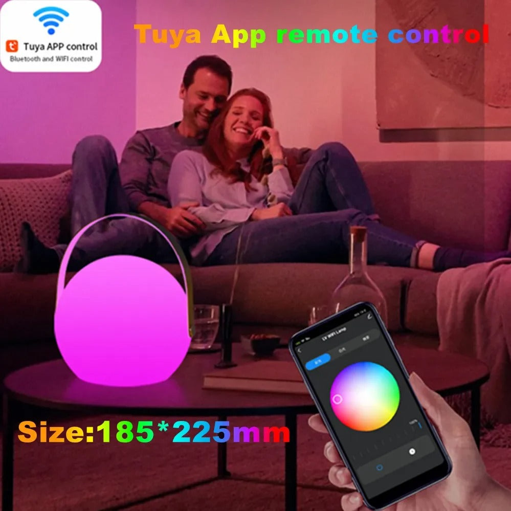 Mosrugs | LuminaFusion Lamp – Portable Waterproof Cordless Table Lamp with Remote Control