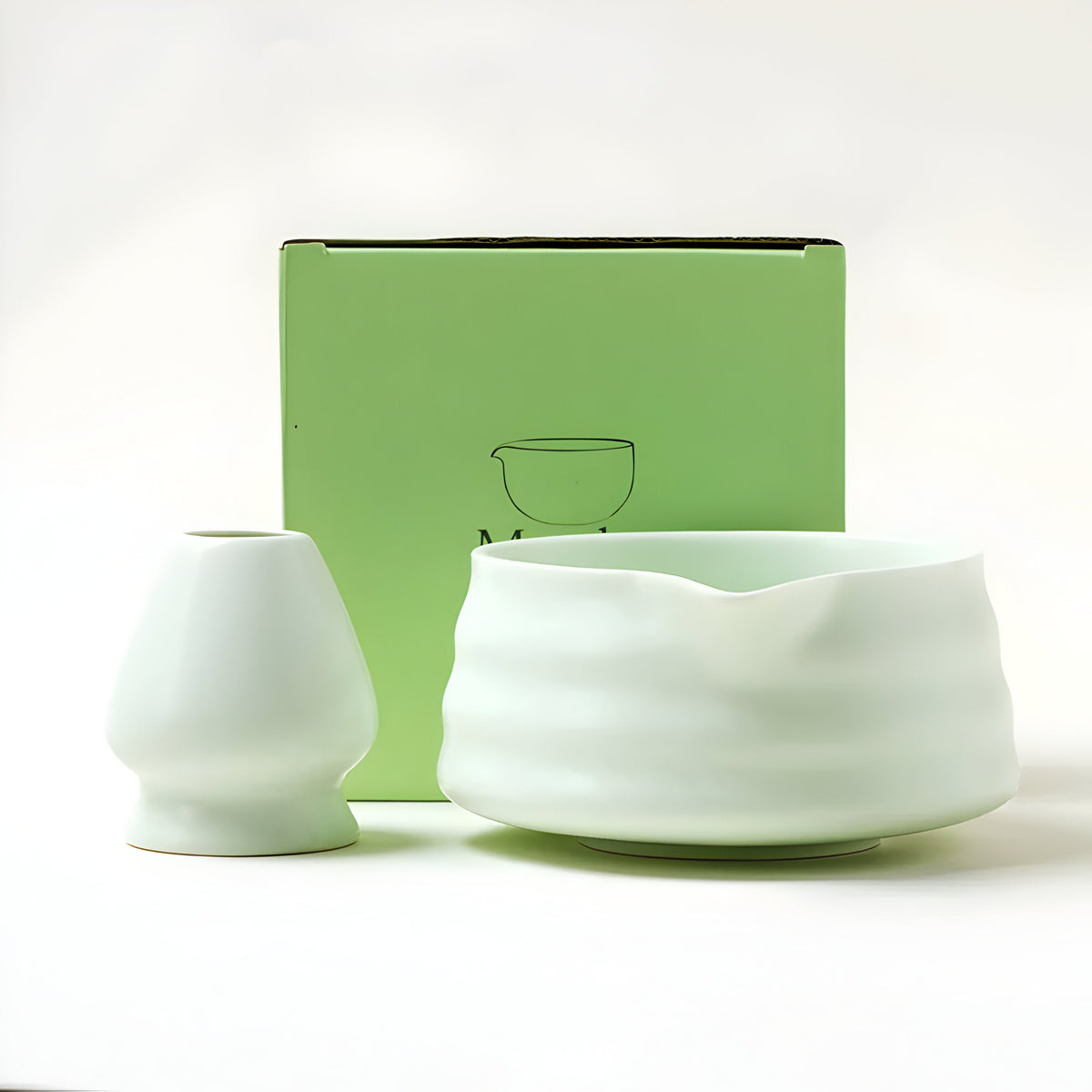 Mosrugs | Matcha Ceramic Set – Traditional Japanese Tea Set for Relaxing & Mindful Moments