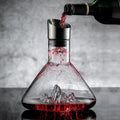 Mosrugs | Premium Wine Decanter | Lead-Free Crystal with Quick Aeration & Filtration for Enhanced Flavor Experience