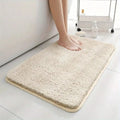 Mosrugs | Thickened Plush Anti-Slip Bathroom Mat | Super Absorbent, Durable & Machine Washable for Shower, Sink & Toilet Use