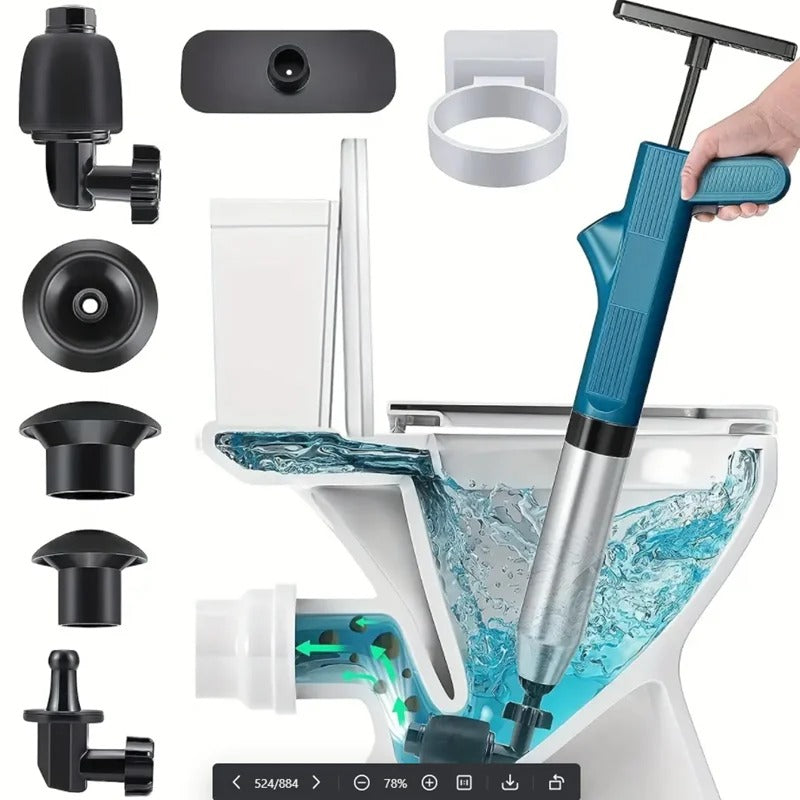 Mosrugs | Toilet Plunger & Drain Unblocker | Eco-Friendly, User-Friendly & Effortless Solution for Home Maintenance