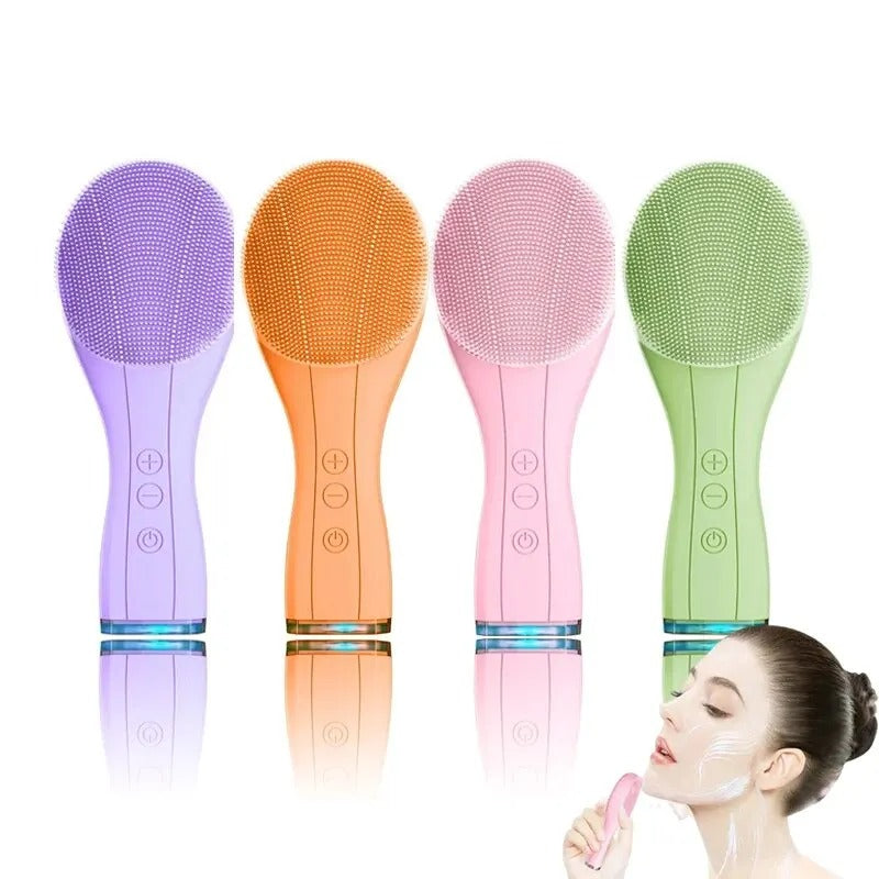 Mosrugs | Electric Facial Cleansing Brush | Waterproof Silicone, Sonic Vibration Technology for Deep Pore Cleansing and All Skin Types