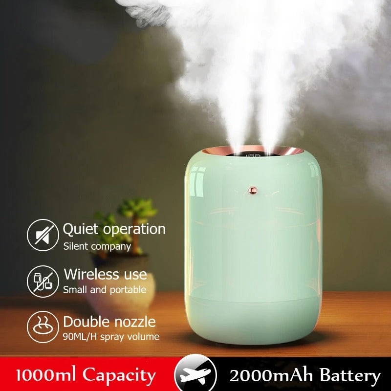 Mosrugs | HydraPur UV Air Humidifier – Silent Portable Humidifier with UV Sterilisation for Clean & Comfortable Air