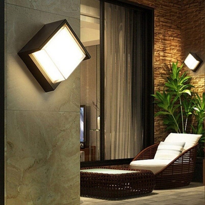 Mosrugs | Modern Outdoor LED Wall Light with Motion Sensor – Waterproof IP65 Security Lighting