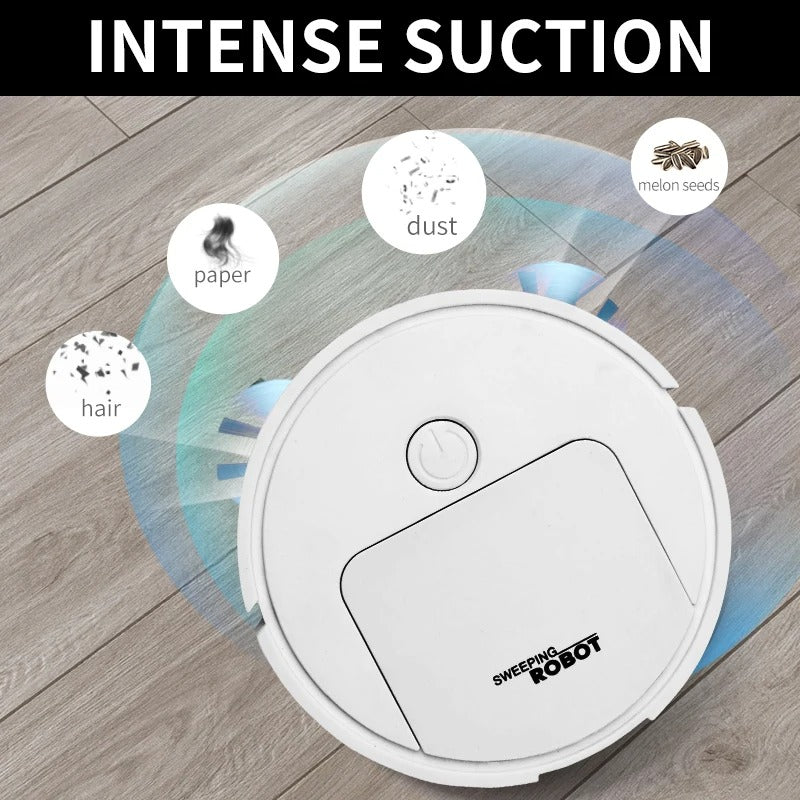 Mosrugs | 3-in-1 Robot Vacuum Cleaner | Powerful Suction, Smart Navigation & Ideal for Pet Owners and Busy Households