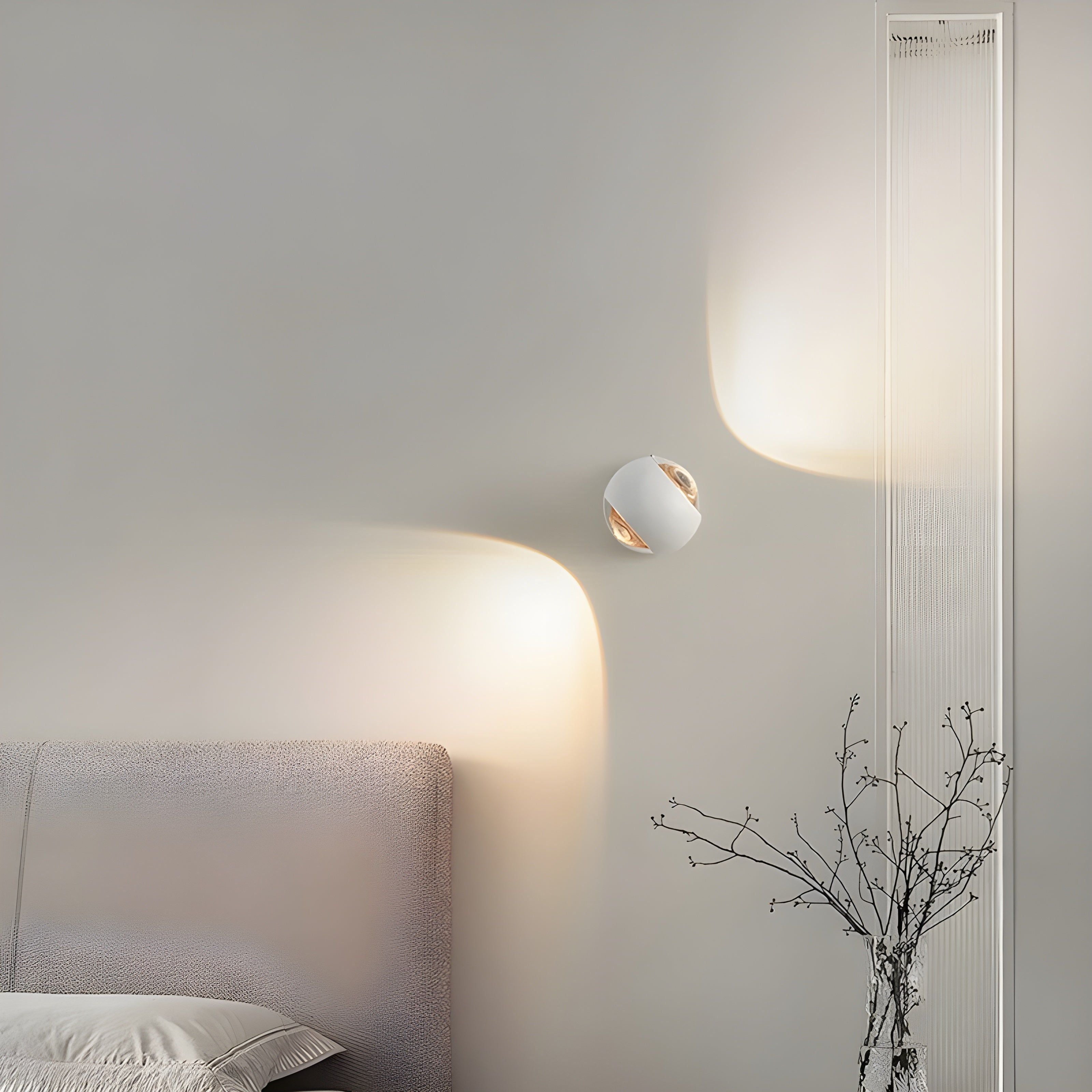 Mosrugs | ModernEdge Light – Contemporary 360° Rotating Indoor Wall Light