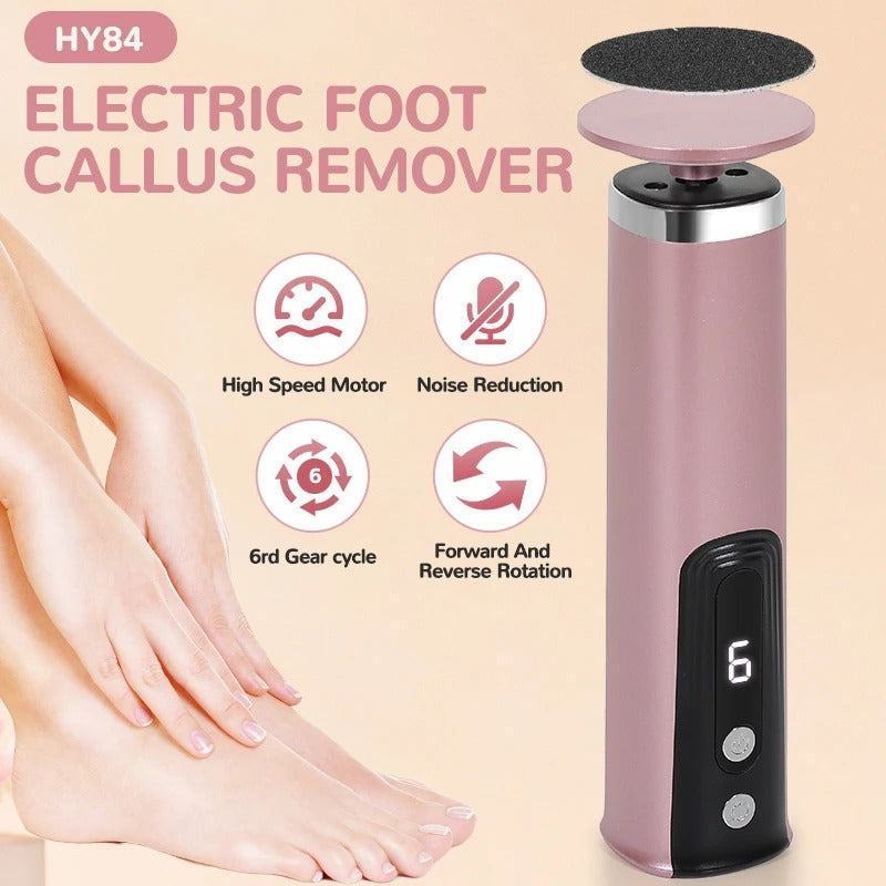 Mosrugs | 2-in-1 Electric Foot & Hand Care Tool | Callus Remover & Nail Polisher for At-Home Pedicures