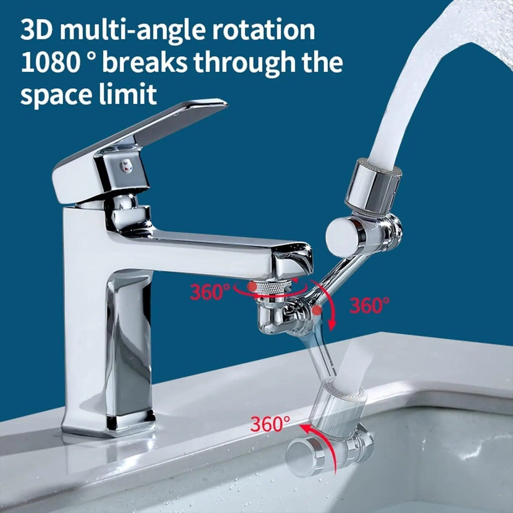 Mosrugs | Filtered Faucet Extender | 1080° Rotation, Dual Flow Modes & Built-In Filter for Cleaner Drinking Water