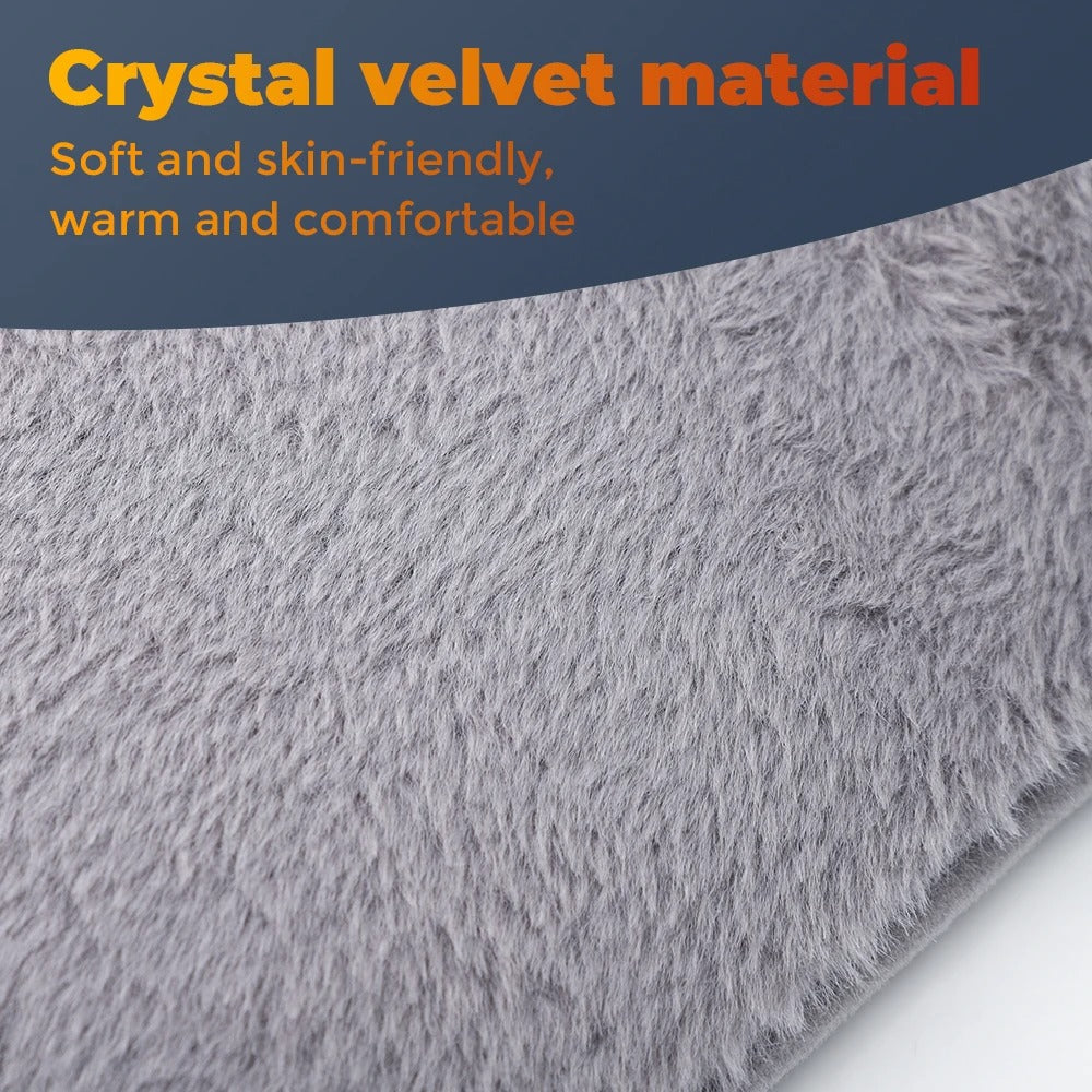 Mosrugs | USB Rechargeable Hand & Waist Warmer | Soft Velvet, 3 Heat Settings & Portable for Home, Office & Outdoor Use