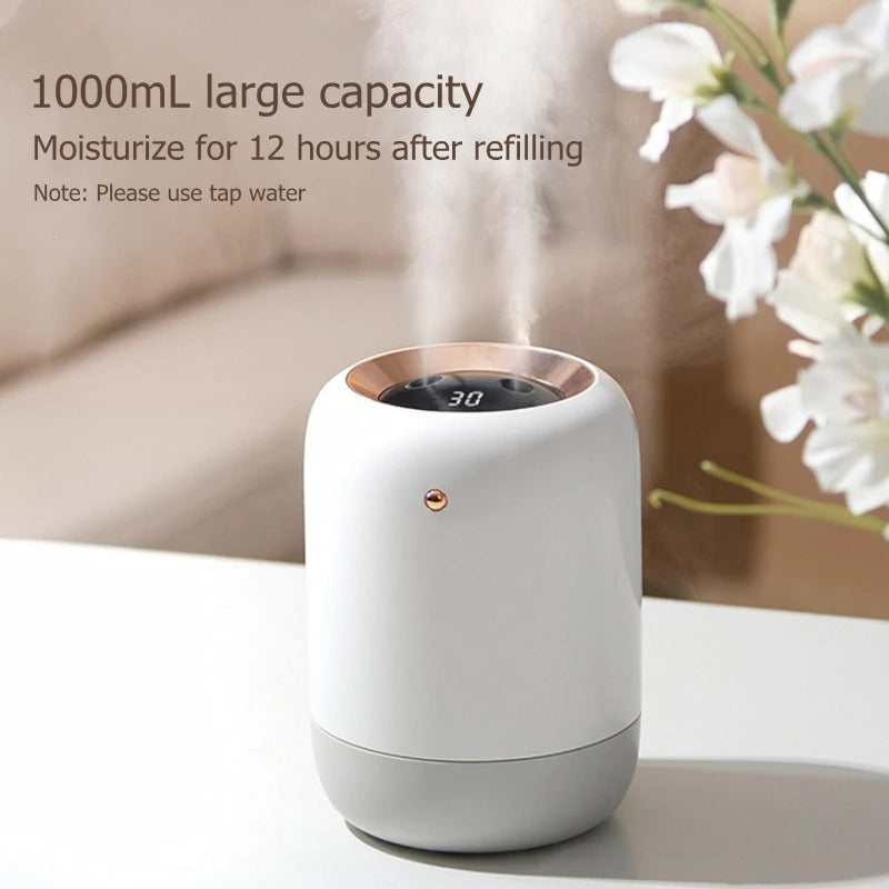 Mosrugs | HydraPur UV Air Humidifier – Silent Portable Humidifier with UV Sterilisation for Clean & Comfortable Air