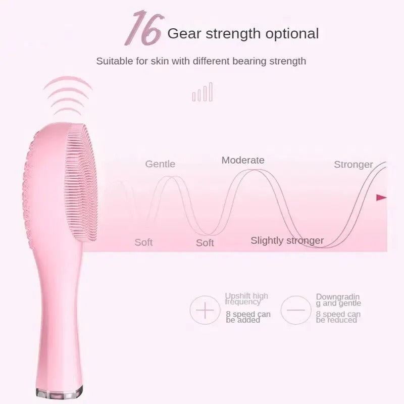 Mosrugs | Electric Facial Cleansing Brush | Waterproof Silicone, Sonic Vibration Technology for Deep Pore Cleansing and All Skin Types