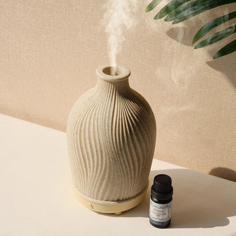 Mosrugs | VaseMist – Ultrasonic Aroma Diffuser in Modern Vase Design (Resin)