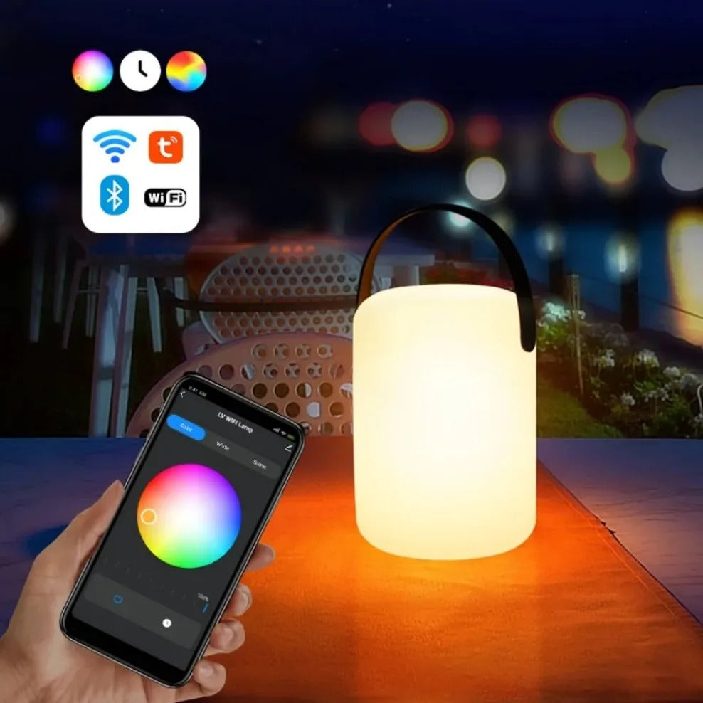 Mosrugs | LuminaFusion Lamp – Portable Waterproof Cordless Table Lamp with Remote Control