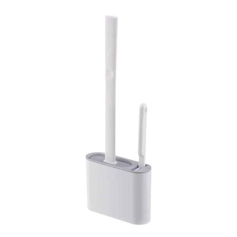 Mosrugs | Toilet Brush | Wall-Mounted, Hygienic Design with Durable Bristles for Complete Cleaning in Small Bathrooms