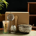 Mosrugs | Traditional Matcha Tea Set – 6-Piece Authentic Japanese Matcha Kit – Premium Bamboo & Ceramic