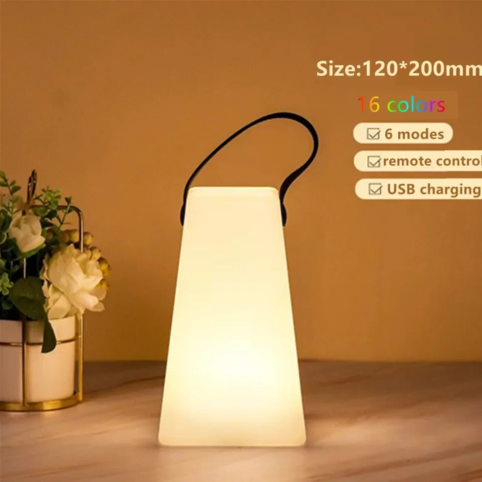 Mosrugs | LuminaFusion Lamp – Portable Waterproof Cordless Table Lamp with Remote Control