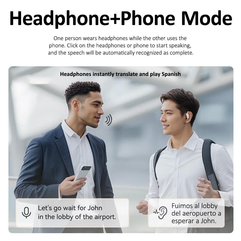 Mosrugs | SmartSpeak AI Translator Earbuds – Real-Time Language Translation, High-Fidelity Audio, Bluetooth 5.2